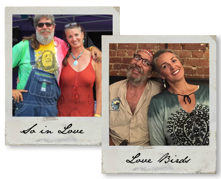 Collage of Captain Itch and Mrs. Itch photos