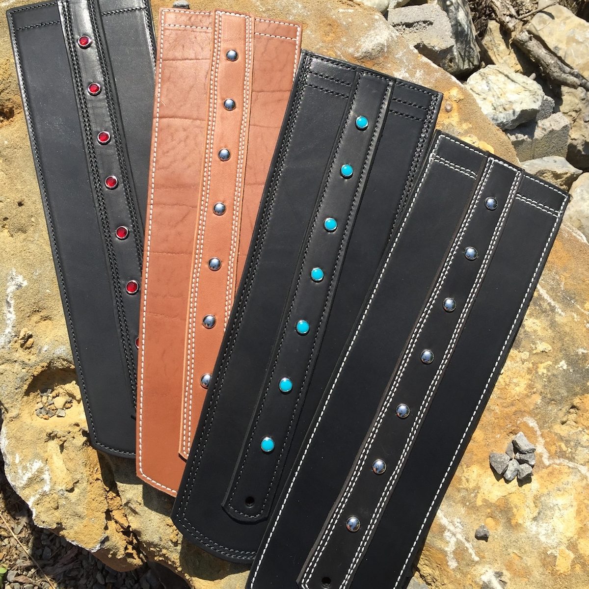 Indian Fender Bib with colored studs or crystals