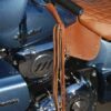 A close up of the handle bars on a motorcycle
