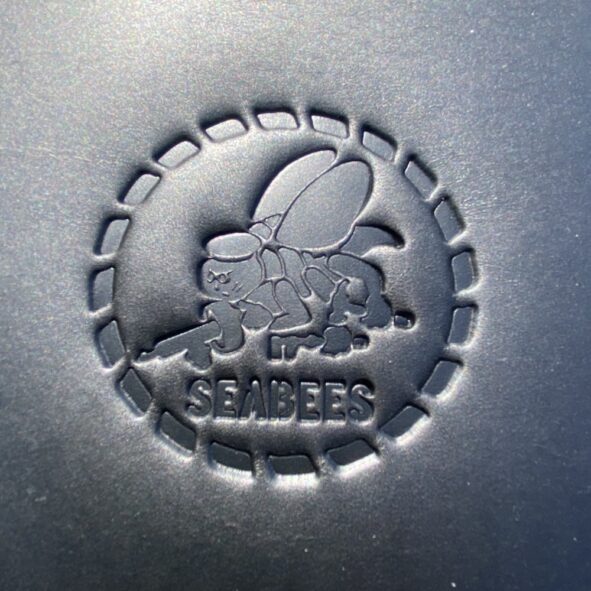Harley-Davidson heat protector with Sea Bees embossing
