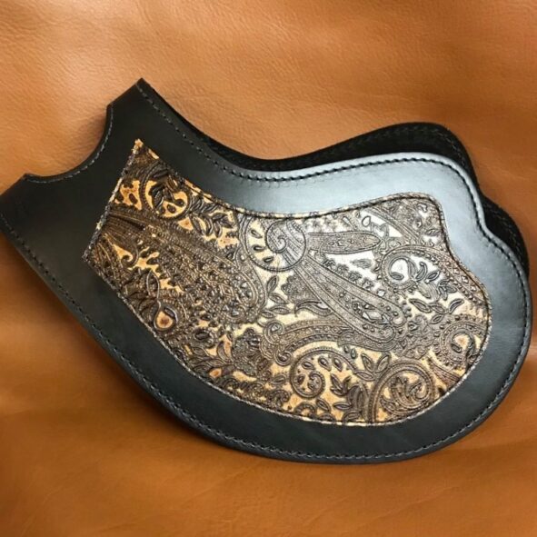 Indian Scout heat shields with Leather and Lace overlay from Captain Itch