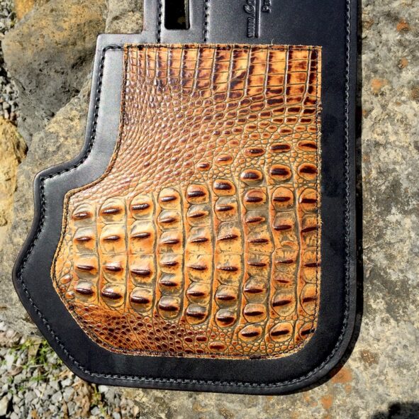 HD heat shield with Alligator embossed overlay