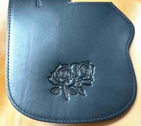 Harley-Davidson heat shield with Roses embossing