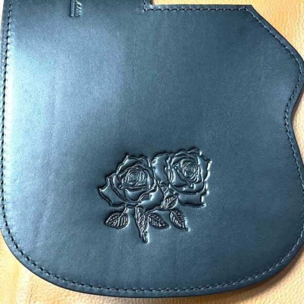 Harley-Davidson heat shield with Roses embossing